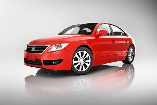 Red car