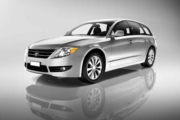 Silver car